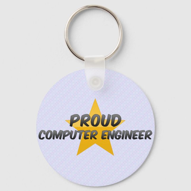 Llavero Orgulloso ingeniero informático (Anverso)