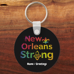 Llavero Orgulloso NOLA Fuerte Nueva Orleans