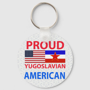 Llavero Orgulloso norteamericano yugoslavo