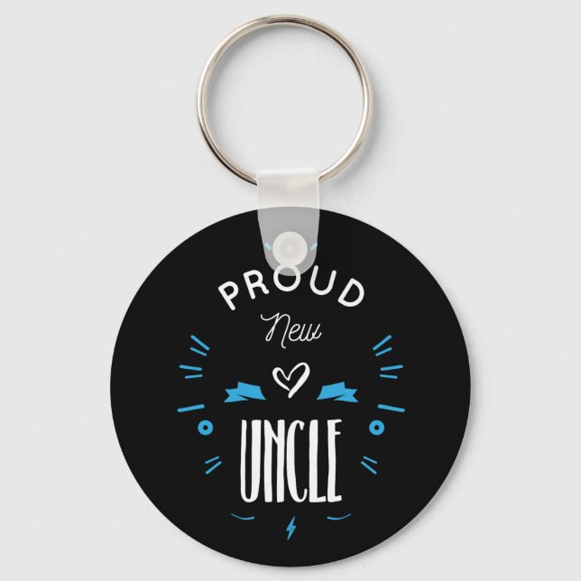 Llavero Orgulloso nuevo tío (Anverso)