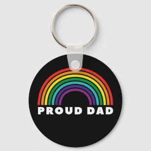 Llavero Orgulloso padre arcoiris