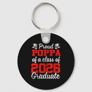 Llavero Orgulloso papá de un graduado de la clase de 2026