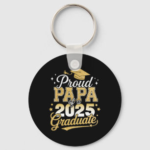Llavero Orgulloso Papa De Un Graduado Superior De 2025 De