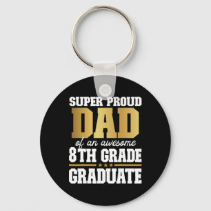 Llavero Orgulloso Papá De Un Impresionante Graduado De Oct