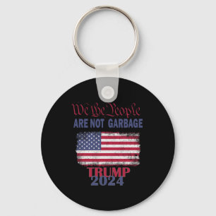 Llavero Orgulloso partidario de Trump basura Nosotros el p