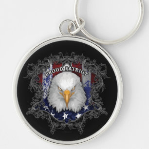 Llavero Orgulloso Patriota Americano