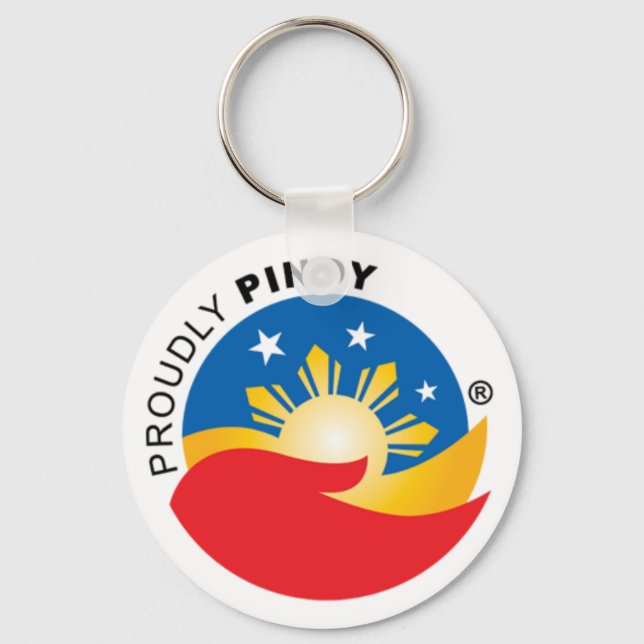 Llavero Orgulloso Pinoy Official Keychain (Anverso)
