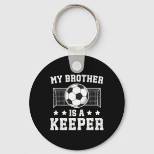 Llavero Orgulloso Portero de Fútbol Hermano de un Portero