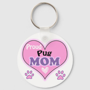 Llavero Orgulloso Pug Mom