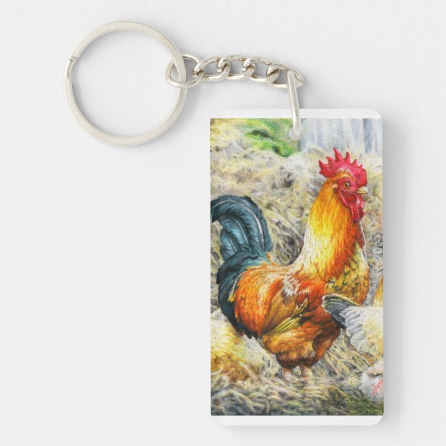 Llavero Orgulloso Rooster (Frente)