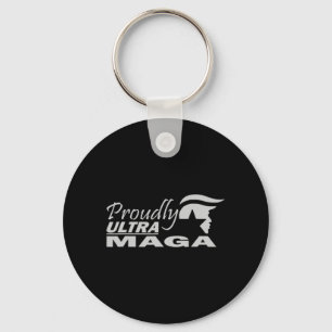 Llavero Orgulloso Ultra Maga Trump Anti Joe Biden Ultra Ma