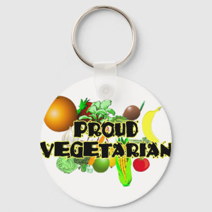 Llavero Orgulloso vegetariano