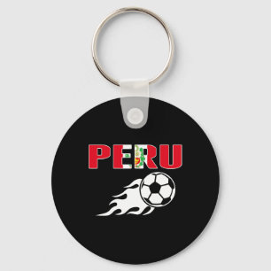 Llavero Orgullosos aficionados al fútbol peruano Jersey Ba