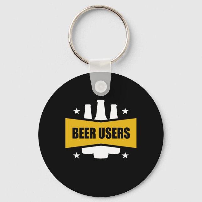 Llavero Orgullosos usuarios de cerveza (Anverso)