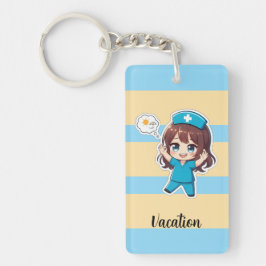 Llavero Original Chibi Nurse 3.0 - Tiempo de Vacaciones
