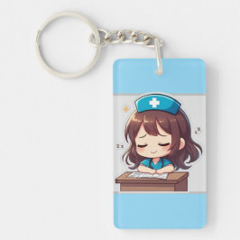 Llavero Original Chibi Nurse - A little Exhaustion