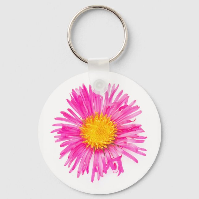 Llavero Original mono planta de flor de PINK PINK (Anverso)