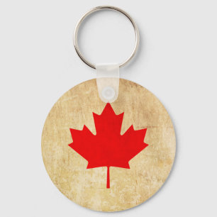 Llavero Original Vintage Patriótico Canadiense