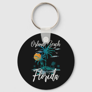 Llavero Orlando Beach Florida Family Vacation Palm Tree Su
