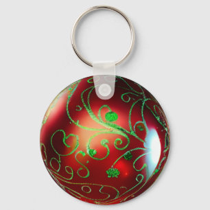 Llavero Ornamento navideño brillante