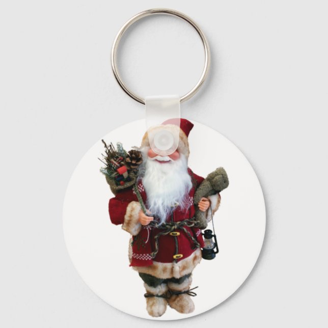 Llavero Ornamento navideño muñeca de Santa Claus (Anverso)