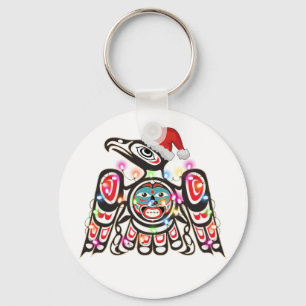 Llavero Ornamento simbolismo de Haida Thunderbird Destino