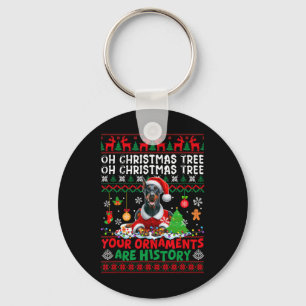 Llavero Ornamentos de árbol de navidad son el dulce de la