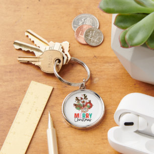 Llavero Ornamentos de Cute - Feliz Navidad