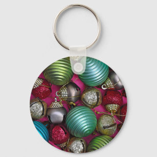 Llavero Ornamentos de navidad coloridos