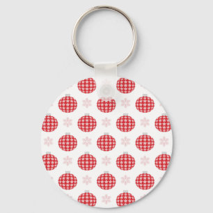 Llavero Ornamentos de navidad roja