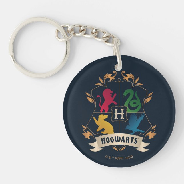 Llavero Ornate HOGWARTS™ House Escudo (Frente)