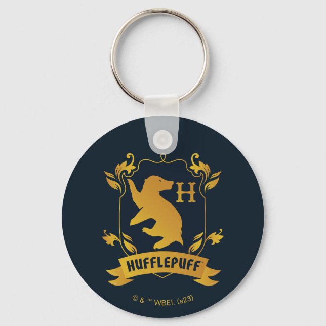 Llavero Ornate HUFFLEPUFF™ House Escudo (Anverso)