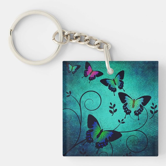 Llavero Ornate Jewel Butterflies (Frente)