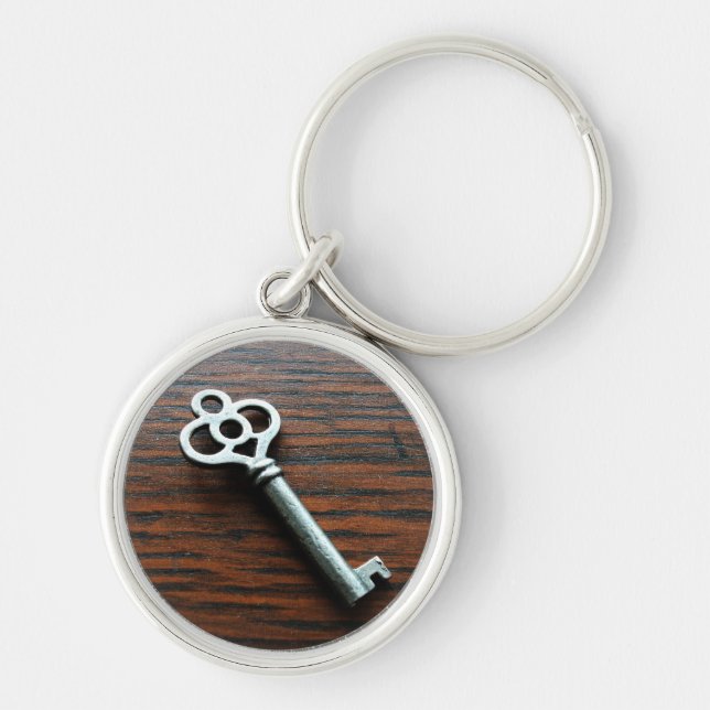 Llavero Ornate Key on Wooden Box (Frente)