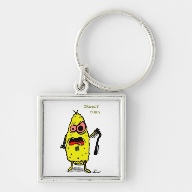 Llavero Ornery Corn Keychain (Frente)