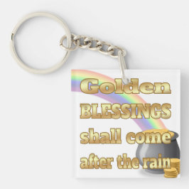 Llavero Oro al final del arcoiris