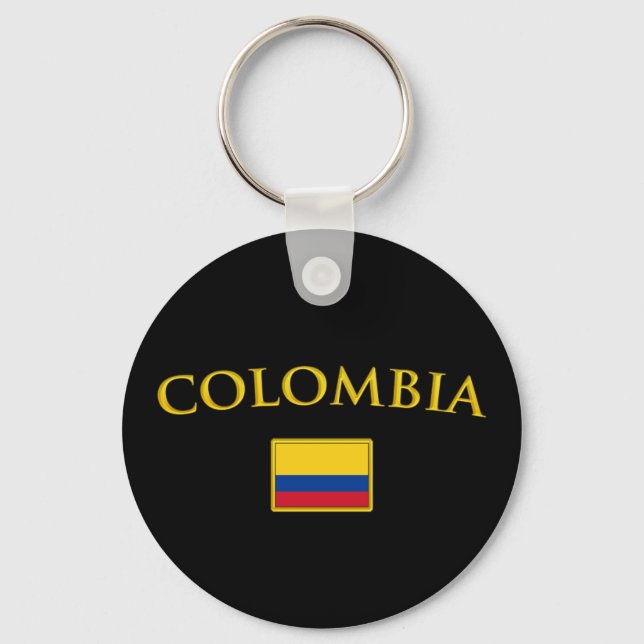 Llavero Oro Colombia (Anverso)