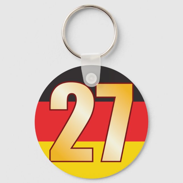 Llavero Oro de ALEMANIA 27 (Anverso)