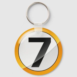 Llavero Oro Nº 7