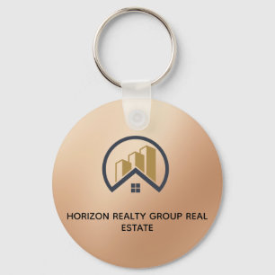 Llavero Oro rosa   Rótulo Inmobiliario Color Rojo