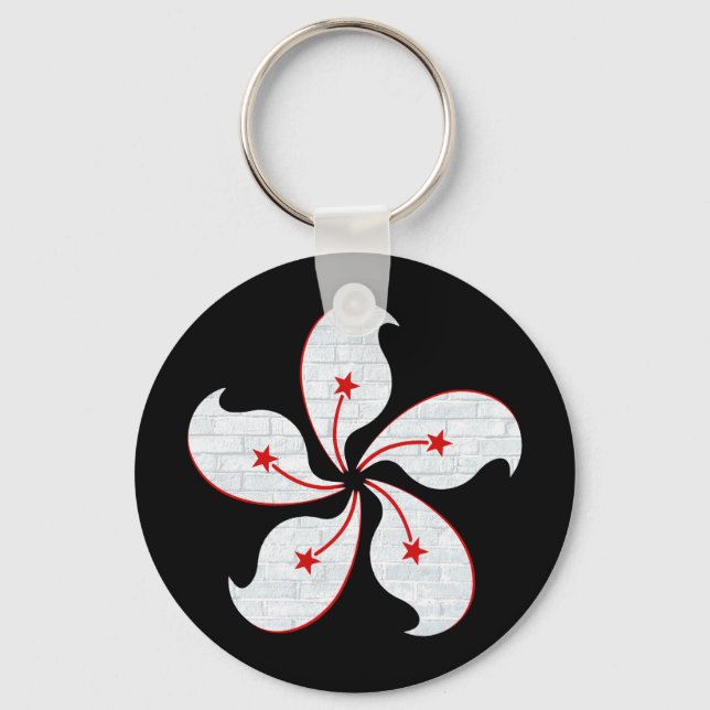 Llavero Orquídea de Hong Kong (Anverso)