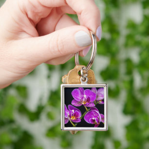 Llavero Orquídea púrpura