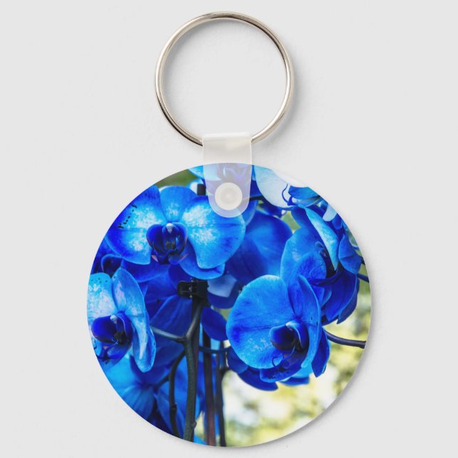 Llavero Orquídeas azules (Anverso)