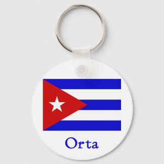 Llavero Orta Cuban Flag