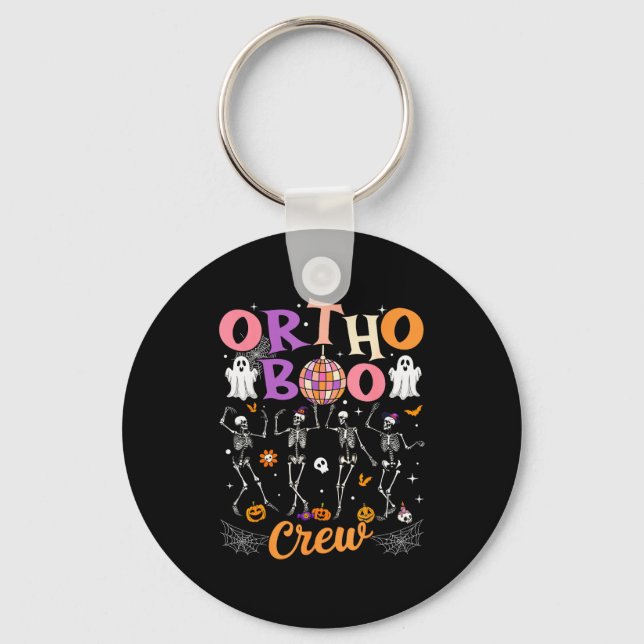 Llavero Ortho Orthopedic Halloween Boo Crew Skeleton Danci (Anverso)