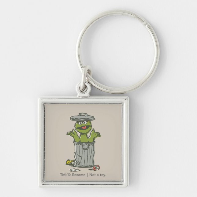 Llavero Oscar el Vintage de Grouch 1 (Frente)