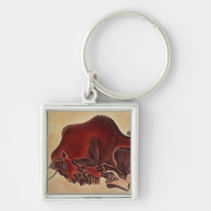 Llavero Oscile la pintura de un bisonte, último