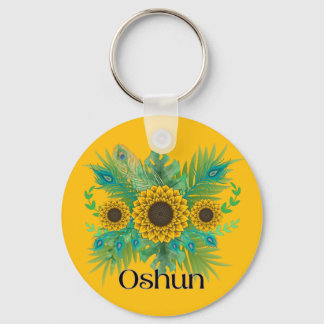Llavero Oshun Goddess Sunflowers