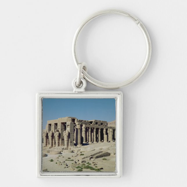 Llavero Osiride figura Ramesses II que flanquea las (Frente)