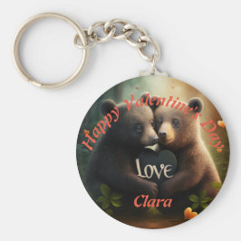 Llavero Ositos curtidos en el abrazo amoroso